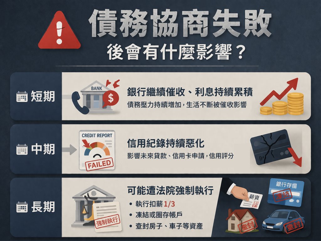 債務協商失敗影響